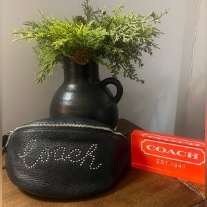 Coach Studded “Scribble” Belt Bag (NWT)